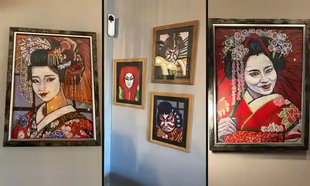 Obras de Meridy Volz expostas no Sushi do Edu